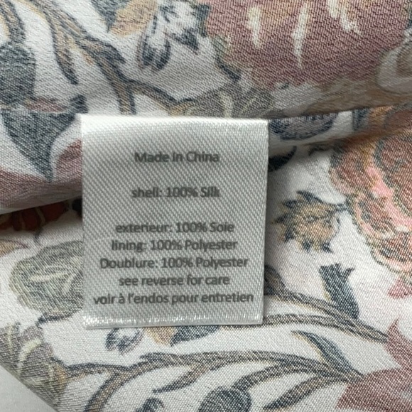 Caroline Constas 100% silk off the shoulder blouse, size medium - Picture 6 of 8